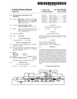 (12) United States Patent (10) Patent No.: US 7,813,396 B2 Feng Et Al