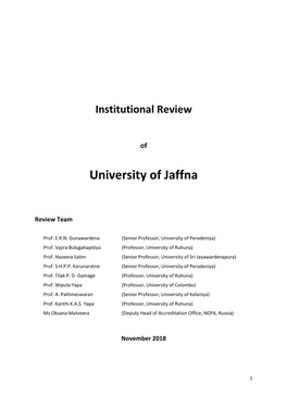 University of Jaffna