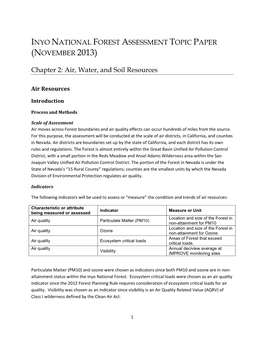 Air, Water, and Soil Resources