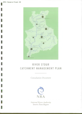 River Stour Catchment Management Plan N