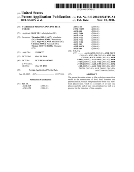 (12) Patent Application Publication (10) Pub. No.: US 2016/0324745 A1 HELGASON Et Al