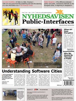 NYHEDSAVISEN Public-Interfaces Peer-Reviewed Newspaper