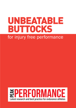 UNBEATABLE BUTTOCKS for Injury Free Performance Unbeatable Buttocks for Injury Free Performance