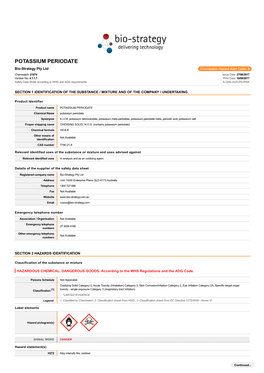 Potassium Periodate