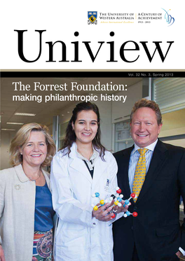 The Forrest Foundation: Making Philanthropic History Contents Vol