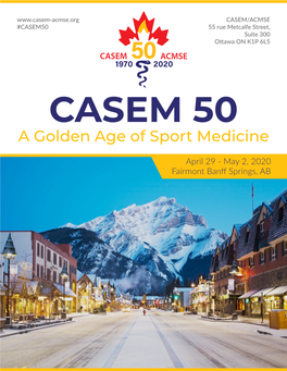 A Golden Age of Sport Medicine