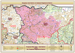 Proposed Main Seat / Sub District Within The