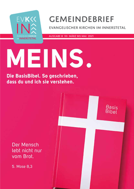 Gemeindebrief Evangelischer Kirchen Im Innerstetal