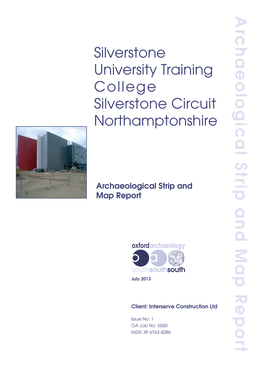 Siverstone University Training College, Silverstone Circuit, Northamptonshire
