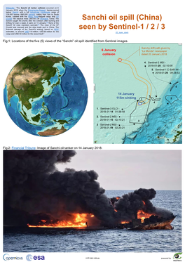 Sanchi Oil Spill (China)