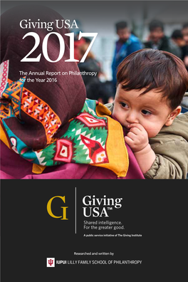 Giving USA Annual Report on Philanthropy 2017