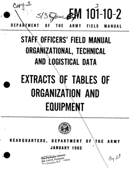 ¿M 101-10 2 Department of the Army Field Manual