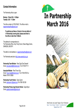 In Partnership March 2016