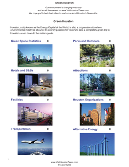 Green Houston Green Space Statistics Parks and Outdoors Hotels And