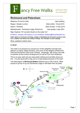 Richmond and Petersham