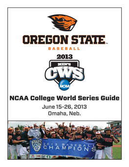 NCAA CWS Cover.Indd