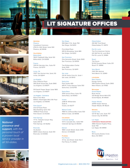 Lit Signature Offices