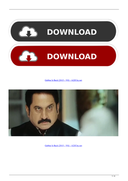 Gabbar Is Back [2015 – V0] – A2zcity.Net