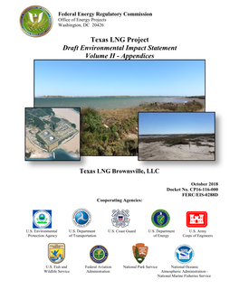 Texas LNG Project Draft Environmental Impact Statement Volume II - Appendices