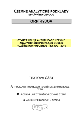 Kyjov UAP Textová Část 2016