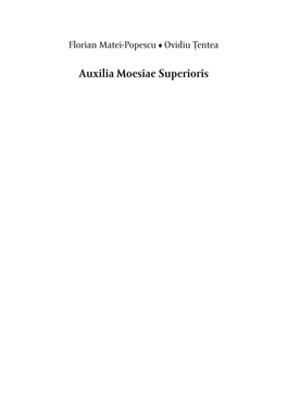 Auxilia Moesiae Superioris