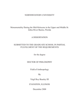 Monumentality Duing the Mid-Holocene in the Upper And