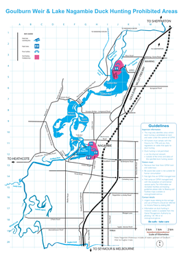 Goulburn Weir & Lake Nagambie Duck Hunting Prohibited Areas