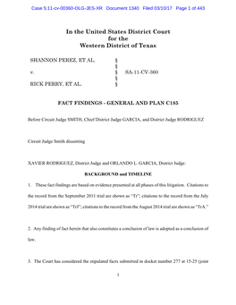 In the United States District Court for the Western District of Texas