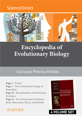 Encyclopedia of Evolutionary Biology