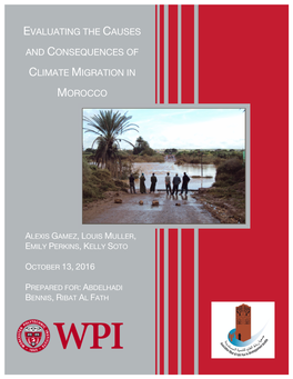 Evaluating the Causes and Consequences of Climate Migration in Morocco