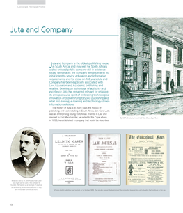 Juta and Company Is the Oldest Publishing House