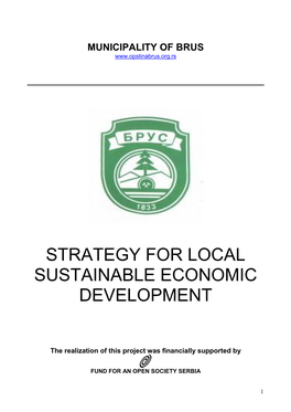 Strategy for Local Sustainable Economic Development