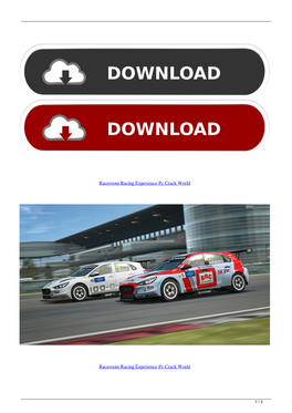 Raceroom Racing Experience Pc Crack World