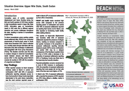 Upper Nile State, South Sudan January - March 2020