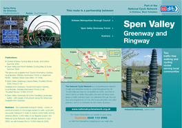 Spen Valley Greenway Leaflet