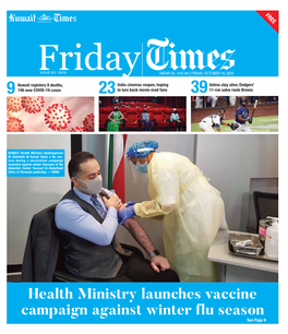 Health Ministry Launches Vaccine Campaign Against Winter Flu Season