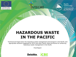 Hazardous Waste in the Pacific