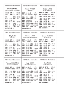 1894 Boston Beaneaters Charlie GANZEL