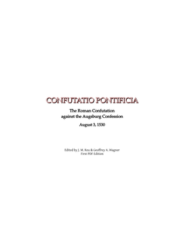 Confutatio Pontificia