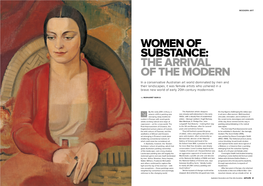 Women of Substance: the Arrival