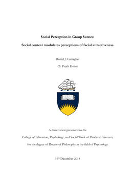 Social Context Modulates Perceptions of Facial Attractiveness