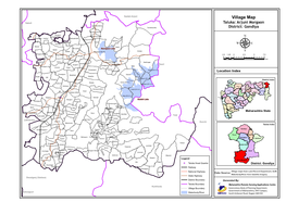 Village Map Sakoli Taluka: Arjuni Morgaon Parsodi(Rai) Tumdimendha District: Gondiya