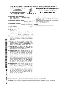 Declarations Under Rule 4.17: (21) International Application Number