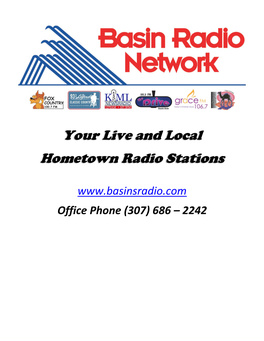 Your Live and Local Hometown Radio Stations