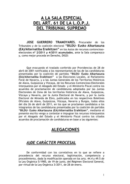 Alegaciones BILDU TRIBUNAL SUPREMO