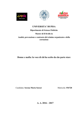 Donne E Mafia: La Voce Di Chi Ha Scelto Da Che Parte Stare