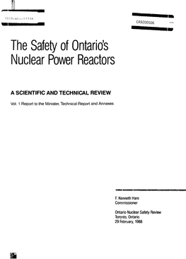 The Safety of Ontario's Nuclear Power Reactors