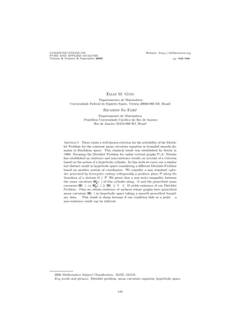 Existence and Non-Existence for a Mean Curvature Equation in Hyperbolic Space