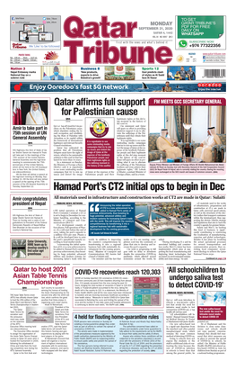 Hamad Port's Ct2 Initial Ops to Begin In