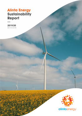 Alinta Energy Sustainability Report 2019/20